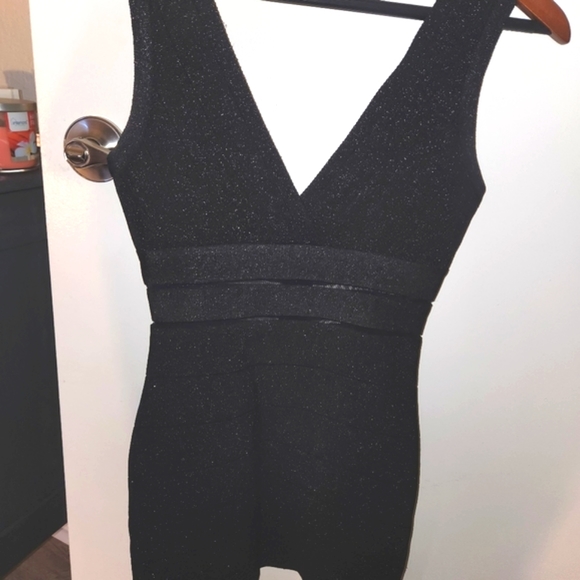 BEBE Shimmer Bandage Minidress - Worn once!! FINAL DROP!! - Picture 5 of 5